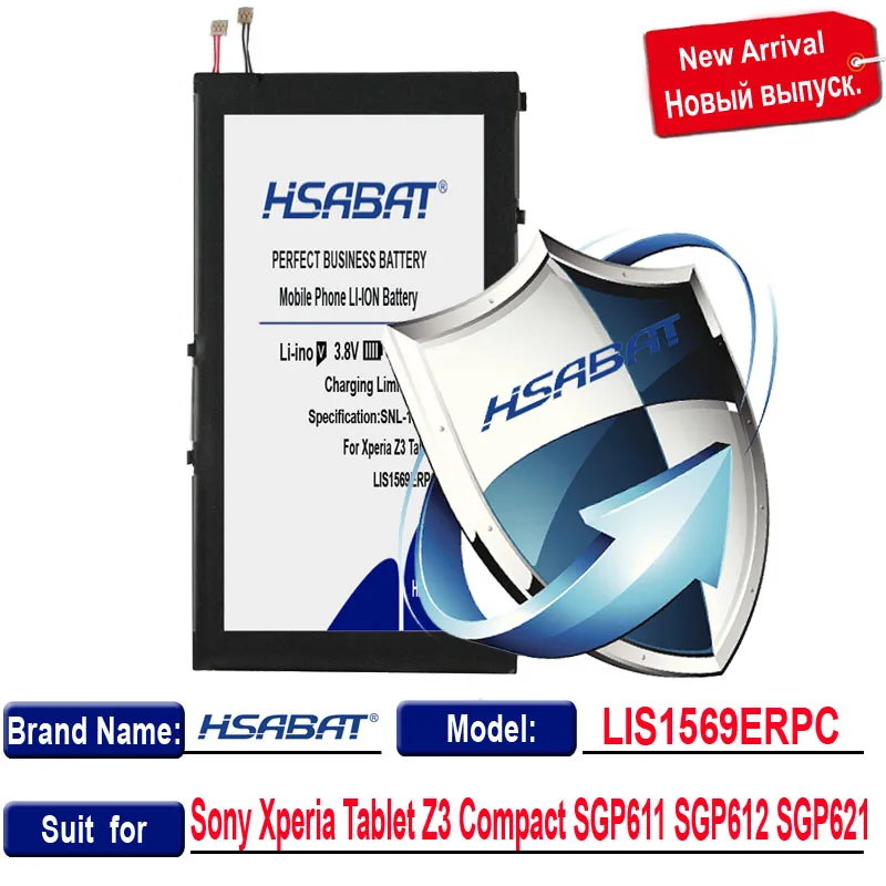 Лидирующий бренд Новинка 5700 мАч LIS1569ERPC батарея для sony Xperia Tablet Z3 Compact SGP611 SGP612 SGP621