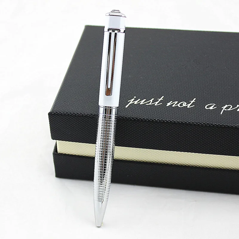 

Black Ink 0.5mm Ballpoint Pen Luxury Metal Crystal Diamond Signature Ball Pen School Office Supplies Stationery Gift