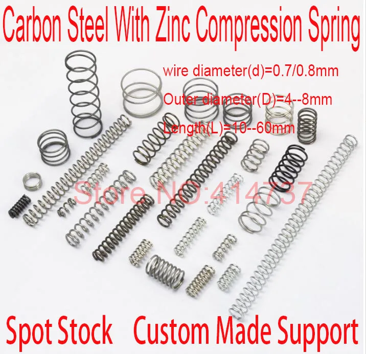 Uxcell Compression Spring,304 Stainless Steel,6mm India
