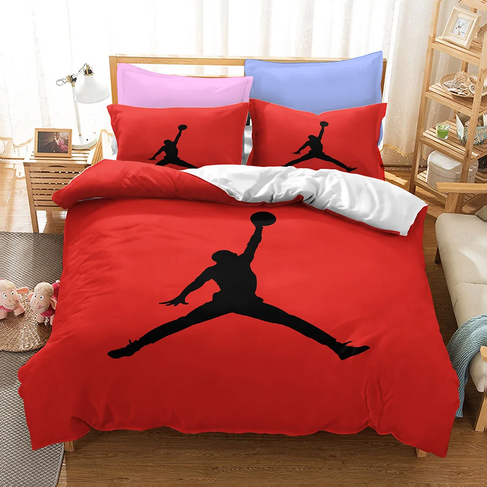 Комплект постельного белья в баскетбольном стиле для спальни мягкие покрывала