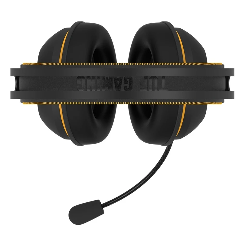 Гарнитура ASUS TUF Gaming H7 Wireless беспроводная, звук 7.1, 20-20000 Гц, 32 Ом, USB, 50-10000 Гц,-40 дБ, цвет: черный/желтый