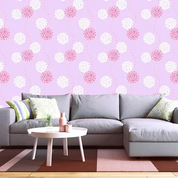 

10m*45cm Dandelion wallpaper self-adhesive bedroom warm bedside romantic wall paper girl dormitory fashion home wall stickers