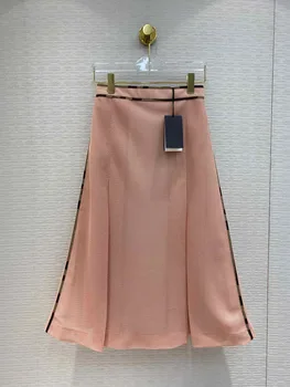 

2020 summer fashion women hollow out skirt female casual A-line skirt midi skirt tclai
