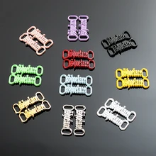 1pair DIY Letter Shoelaces Buckle Decorations Sneaker Kits Metal Lace Buckle Stylish Sports Metal Kits Shoelaces Accessories