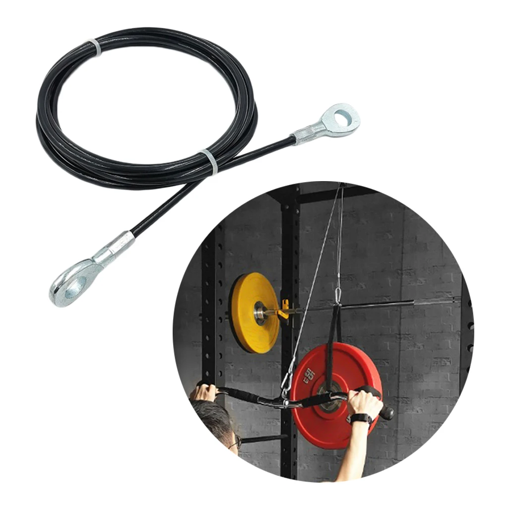 Heavy Duty Fitness DIY Pulley Cable Attachment for Triceps Shoulder Workout Gym Fitness Equipment Weight Lifting Accessories