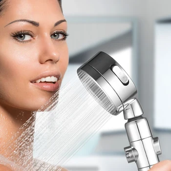 

Shower Head Multi-Function Shaking Shower Filter Spray Nozzle High Pressure Water Saving With Transparent Filter Bathroom Tools