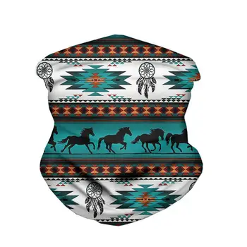 

Tribal Aztec Magic Head Scarf Sport Headwear Bandana Outdoor Fishing Cycling Scarves Motorcycle Custom Face Mask Turban HandBand