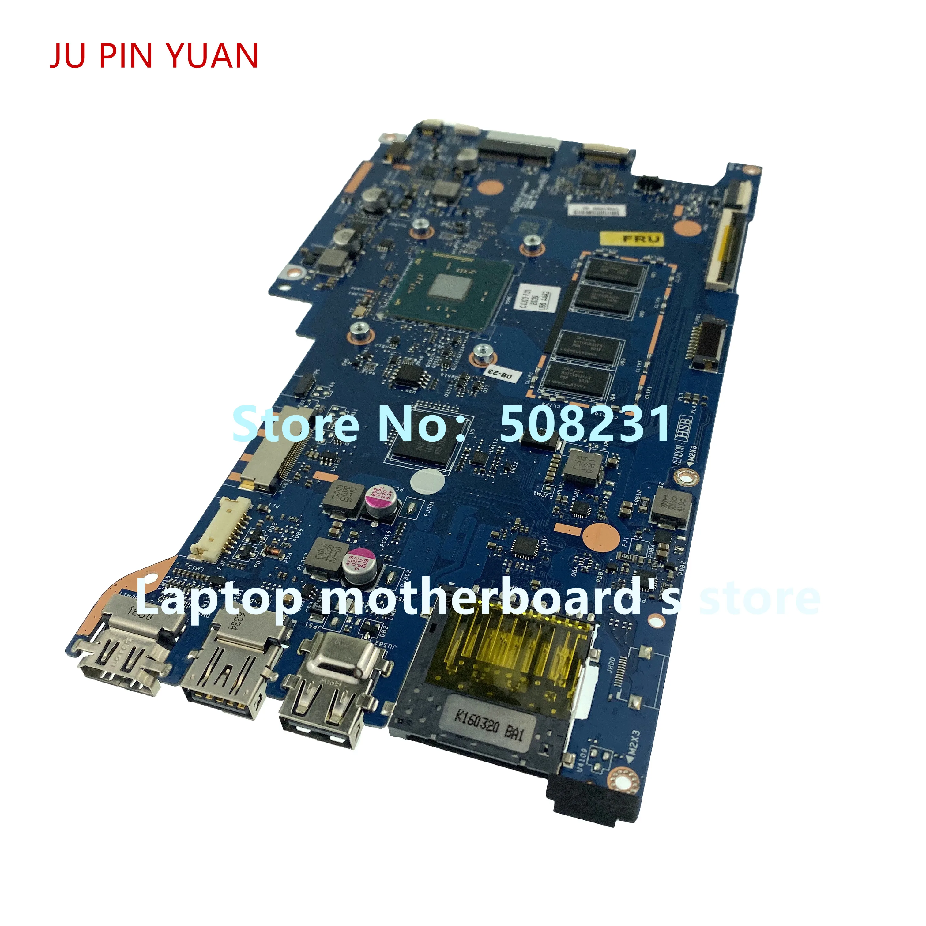 

For HP x360 Convertible 11 11-AB Series Laptop Motherboard 906725-601 906725-001 CIU10 LA-E342P with N3050 CPU 2GB