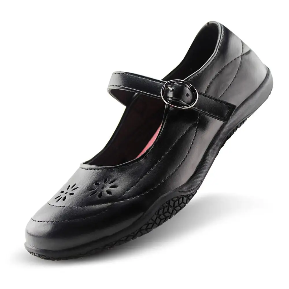 Jabasic Girls School Dress Shoes Mary Jane Flats