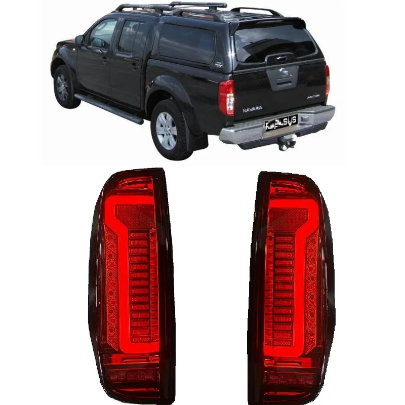 US $185.00 Navara D40 Frontier Led Tail Lamp Lights Rear Brake High Addtional Turn Signal Reverse Light Fit For Nissan Navara D40 Frontier