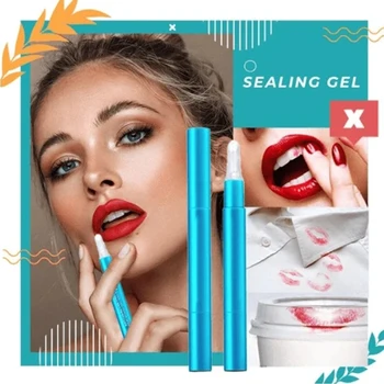 

Lip Lock Lipstick Sealing Gel Waterproof Non-stick Cup No Fade Lipstick Raincoat LDO99