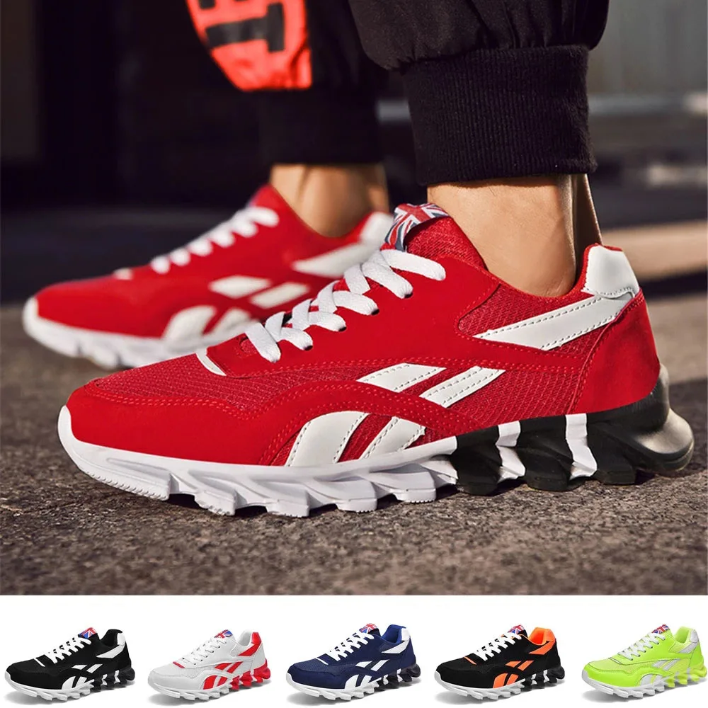 Zapatillas deportivas transpirables ligeras para hombre, Zapatos de deporte a la moda para exteriores, informales para gimnasio