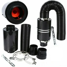 3 дюймов Универсальный Автомобильный холодного воздуха Системы с вентилятором гоночный углеродного волокна холодной подачи индукционный воздушного фильтра Комплект корпус фильтра 3 дюймов Универсальный Автомобильный холодного воздуха Системы с вентилятором гоночный углеродного волокна холодной подачи индукционный воздушного фильтра Комплект корпус фильтра