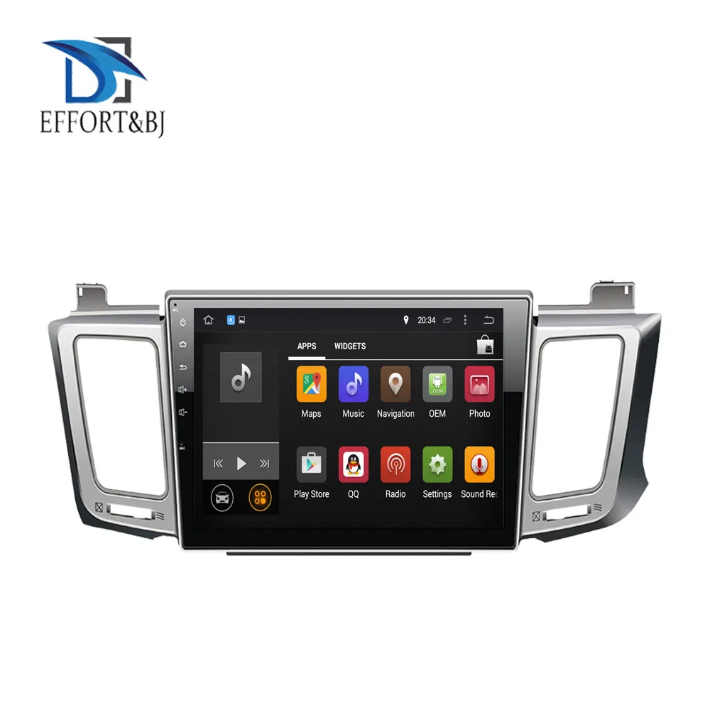 Восьмиядерный ОЗУ 4 Гб HD экран Android 9 0 для Toyota RAV4 2013 2015 BT WIFI RDS Аудио Стерео GPS