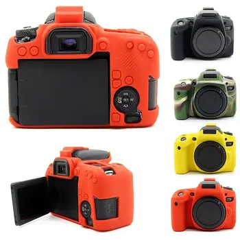 

4 Colors Silicone Cover Camera Case Skin Protector Armor For Canon EOS 77D Top