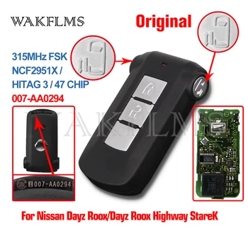 

007-AA0294 OEM 4 Button Smart Remote Key 315MHz Fob for Nissan for Mitsubishi Dayz Roox Space 2014 2015 NCF2951X HITAG 3 47 CHIP