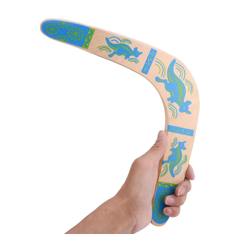 Boomerang de Madera Hecho a Mano de 30cm
