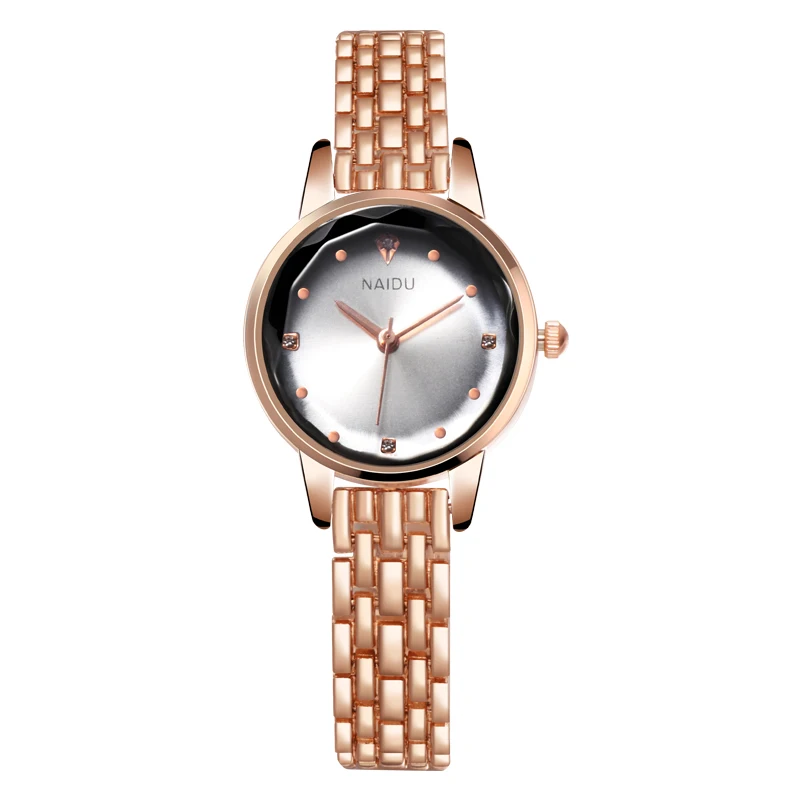 Женские часы с изумрудным браслетом и розовыми кристаллами, модные роскошные Брендовые повседневные женские часы из нержавеющей стали bayan kol saati - Цвет: W
