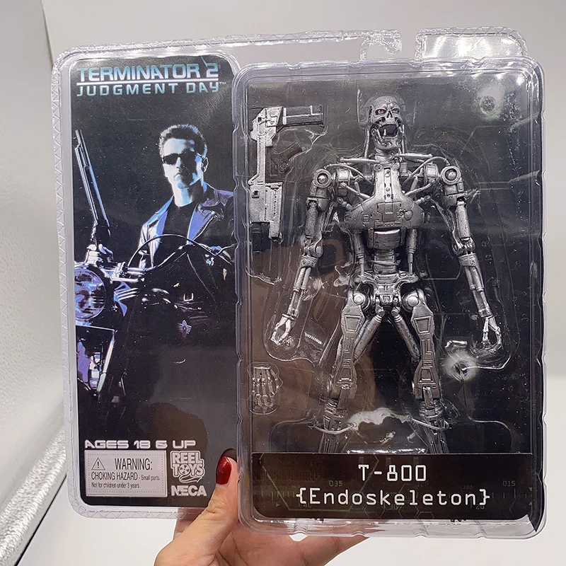 NECA Фигурка Терминатора T 800 1000 эндоскелет фигурка из ПВХ движущаяся Коллекционная