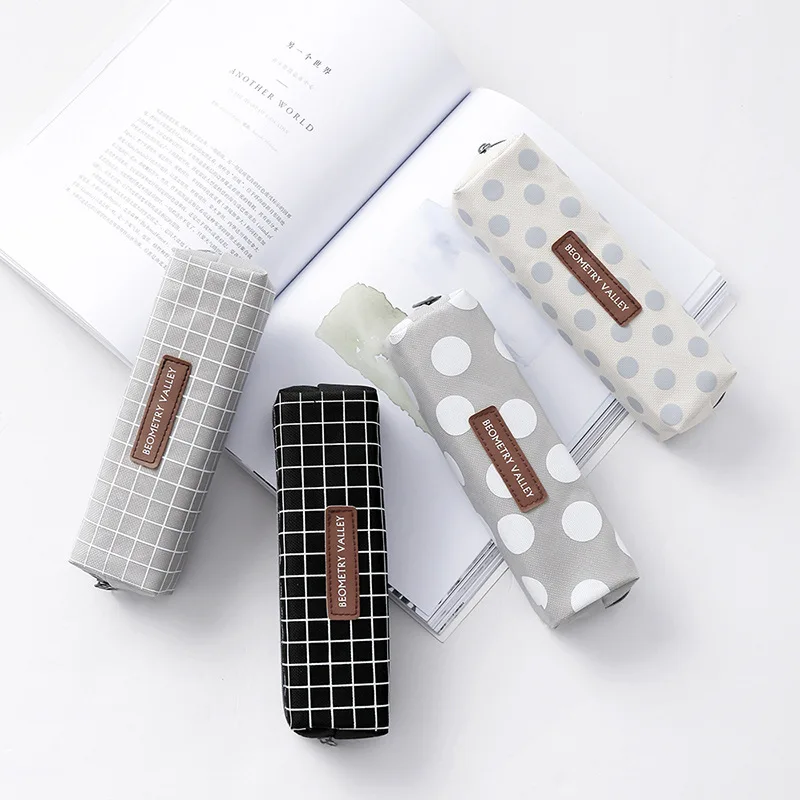 Cute Kawaii Canvas Pencil Case High Capacity Pen Bags Cute Letter Pencil Bags For Girls Gift School Supplies Korean Stationery 4 Cute Kawaii Canvas Pencil Case High Capacity Pen Bags Cute Letter Pencil Bags For Girls Gift School Supplies Korean Stationery 4