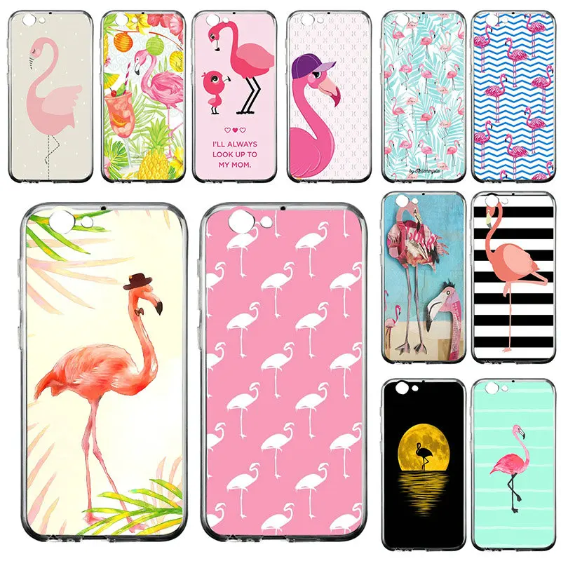 Soft TPU Cell Phone Case for HTC U11 Desire 530 630 626 628 816 820 One A9 E9 M7 M8 M9 M10 Plus Beautiful Animal Flamingo | Мобильные