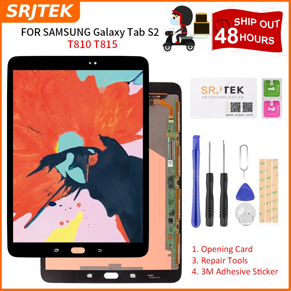 ЖК дисплей 9 7 дюйма для Samsung GALAXY Tab S2 T810 T815 сенсорный экран дигитайзер датчики