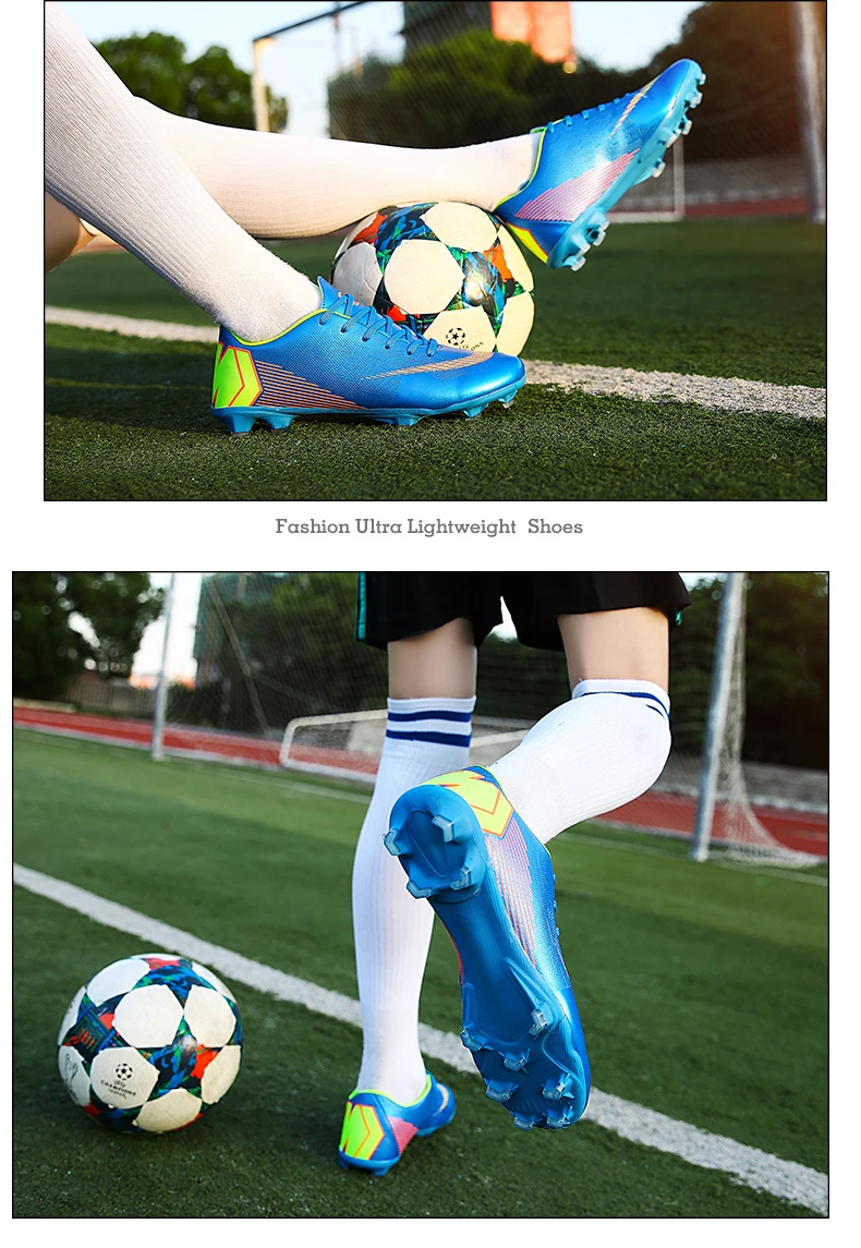 Football Shoes Men Turf Spikes Football Boy Women Outdoor Athletic Trainers Sneakers Adults Brand Professional Soccer Futbol (2)