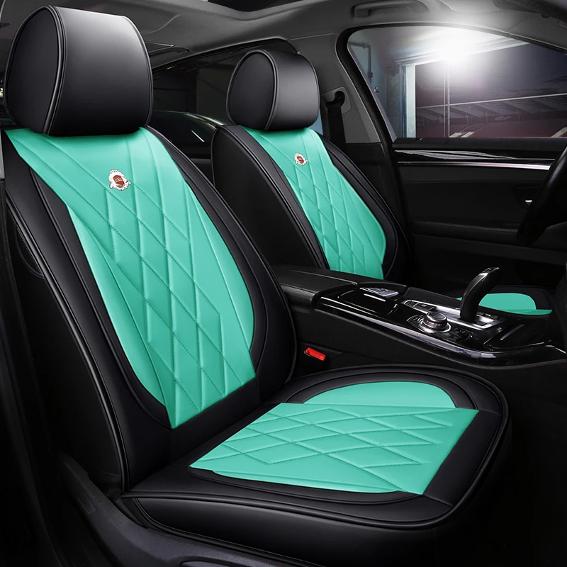Universal PU Leather Car Seat Cover Covers for Automobile Cushion Accessories Porsche Jaguar Lancia | Автомобили и мотоциклы