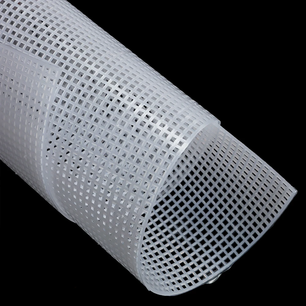 Craft Supplies Plastic Mesh Cloth For Bag Rug DIY Sewing Handcraft