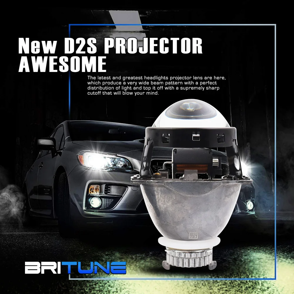Britune Koito Q5 D2S HID проектор Биксеноновые линзы 3 0 светодиодный ангельские глазки фары