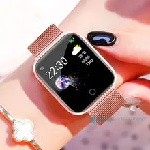 Reloj inteligente de moda para hombre y mujer, pulsera electrónica con correa de silicona, rastreador de Fitness, para Android e IOS, nuevo