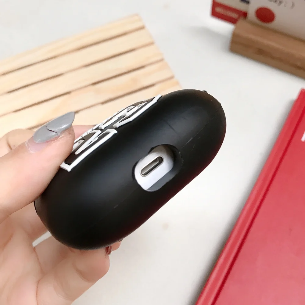 Для AirPods Pro Баскетбол 23 мальчик черный красный чехол для наушников для AirPods 1 2 3 Bluetooth гарнитура Мягкий силиконовый чехол с крючком
