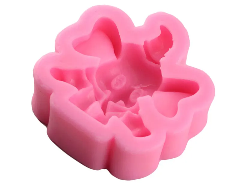 Sugarcraft слон Силиконовые Формы Животные форма для шоколадного фондана инструменты для украшения торта Полимерная глина кондитерские формы