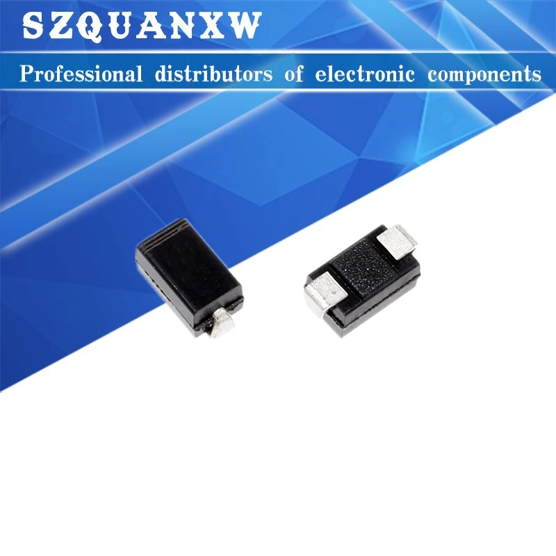 100 шт. диод M7 1N4007 SMD 1A 1000 В IN4007 выпрямительный | Электронные компоненты и