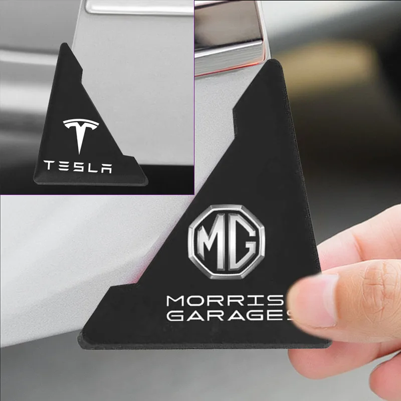 2pcs Silicone Car Door Corner Cover Stickers Protection Bumper for Nissan Terrano 2 Skyline Juke X-trail 2021 Car Accessories