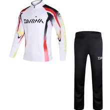 Стиль дайв Рыбалка майка Быстросохнущий куртка для защиты от ультрафиолета Спортивная одежда для рыбалки, с длинным рукавом+ брюки