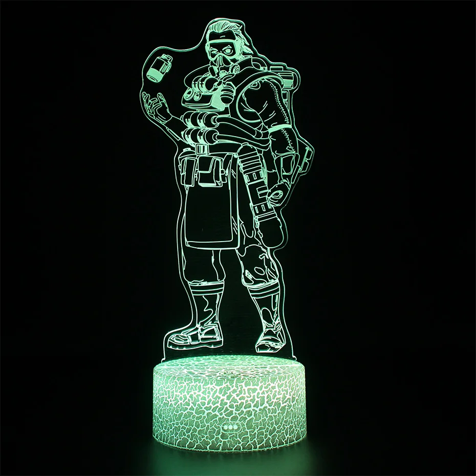 

Battle Royale Game Nightlight APEX Legends Lamp Remote Control 3d Table Lamp APEX Sleep Light Party Decoration Nightlight