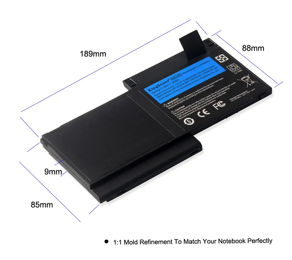 Bateria Kingsener para hp Elitebook Sb03xl 820 720 725 g1 g2 Hstnn-ib4t 7167261c1 Hstnn-lb4t Sb03046xl 717378001 11.25v 46wh - Imagem 5