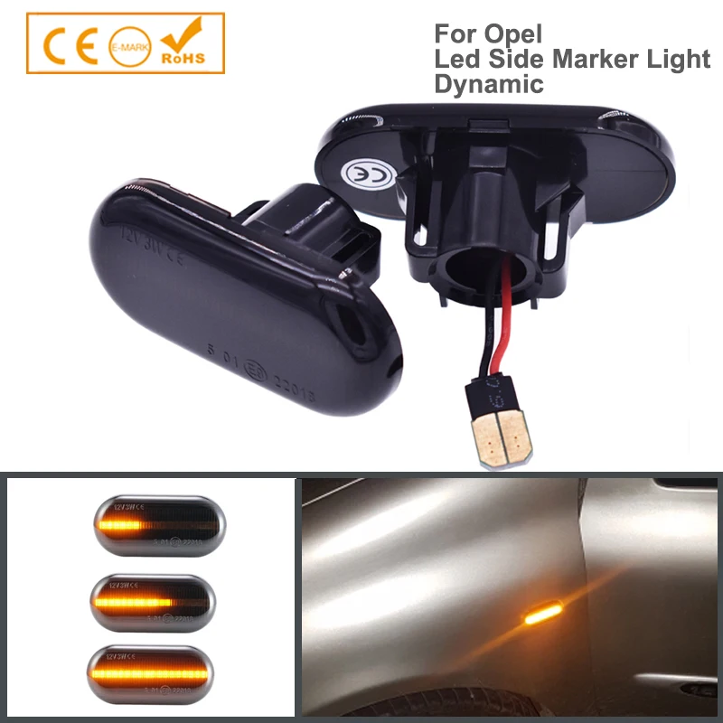 Led Dynamic Side Marker Turn Signal Sequential Blinker Light for Opel Movano Combi Kasten Pritsche Kiper Vivaro Dacia Duster Kok |