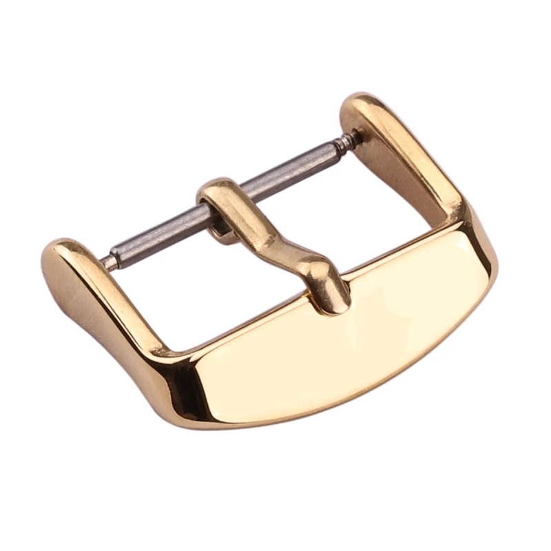 Elegant Stainless Steel Watch Strap Buckle - Multi-Color Metal Watchband Clasp Accessories