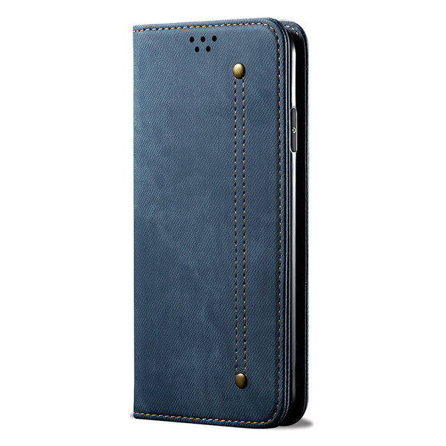Denim Pattern Leather Flip Case For Xiaomi Redmi Note11 Pro Note 11 Magnetic Protective Shell For Xiaomi Poco M4 Pro 5G