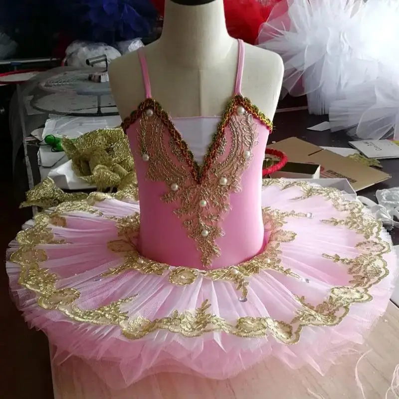 Белая профессиональная балерина балетная пачка для детей и взрослых Женская