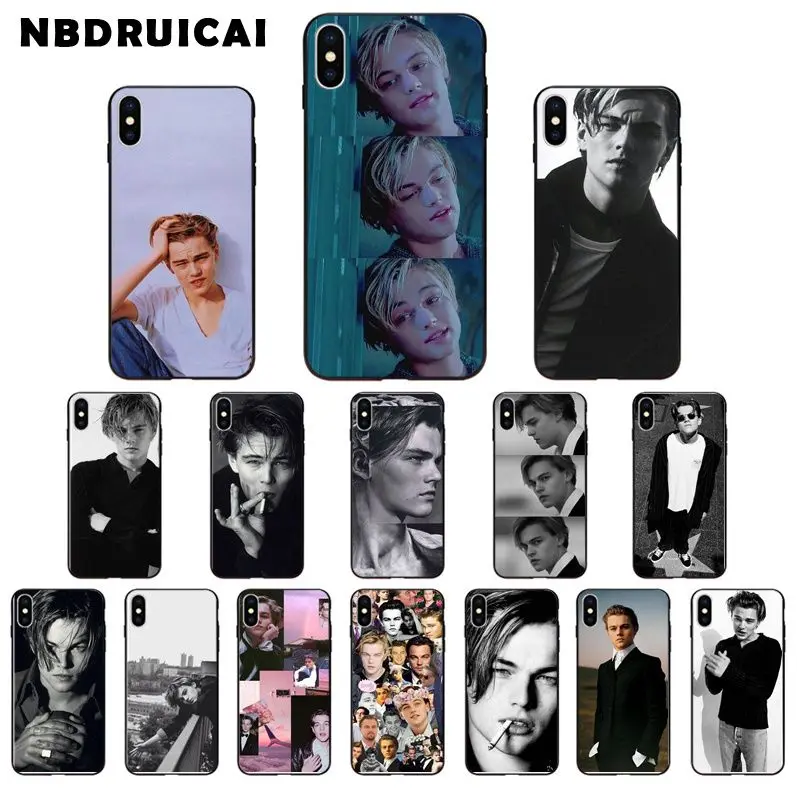 NBDRUICAI Leonardo DiCaprio young Super Star высококачественный чехол для телефона iPhone 11 pro XS MAX 8 7 6 6S