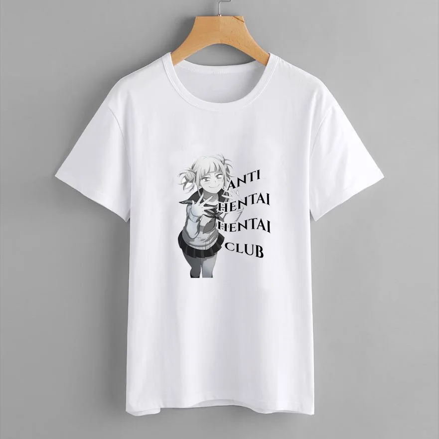 Футболка с японским аниме принтом женская летняя одежда Tumblr Мода Senpai мультфильм Harajuku графическая Повседневная футболка Femme