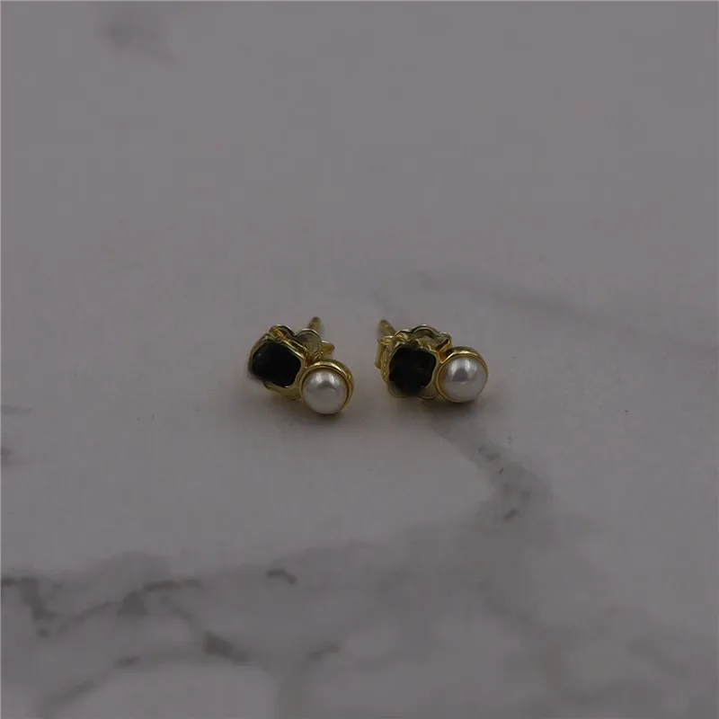 918593600 10mm Настоящее 925 пробы серебряные серьги-гвоздики для женщин pendientes mujer moda pendientes хорошее ювелирное изделие - Окраска металла: 918593600 10mm