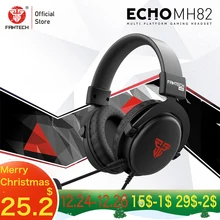 FANTECH MH82 3,5 мм Игровые наушники проводные ПК стерео наушники с гарнитурой с микрофоном для профессиональных геймеров FPS игры
