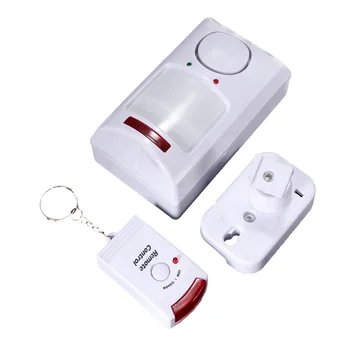 

Long-range 2 Remote Controls +Wireless Pir Motion Sensor Alarm Shed Home Garage Caravan Infrared Detector