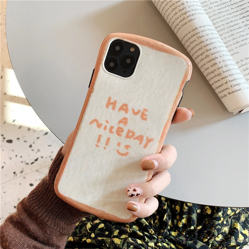 Милые гладкие чехлы для телефонов с надписью "тост" для iphone 11, 11Pro, Max X, XS, Max, 6, 7, 8 Plus, мягкая задняя крышка IMD для пар