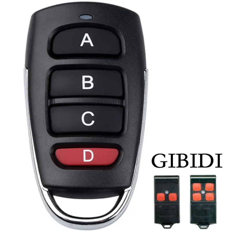 GIBIDI garage door remote control GIBIDI OPEN TMB 433-2,433-4 / OPEN TMQ 433-2,433-4 / OPEN OUT 2,4 433mhz remote fixed code aeterna garage door remote control hs 433 1mini 433 2 aeterna hs 433 1 tx 433 433 2 433 4 garage door opener 433mhz fixed code