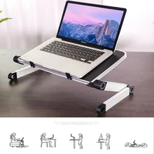 Laptop Stand Adjustable Computer Table Ergonomic Design for Improved Sitting Posture strong Aluminum Legs
